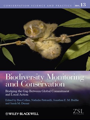 cover image of Biodiversity Monitoring and Conservation